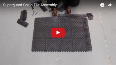 Supercard Scrub Tile Assembly
